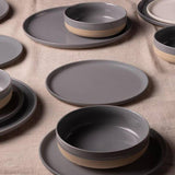 Elle Home grey ceramic dinner set 18 piece - British brand