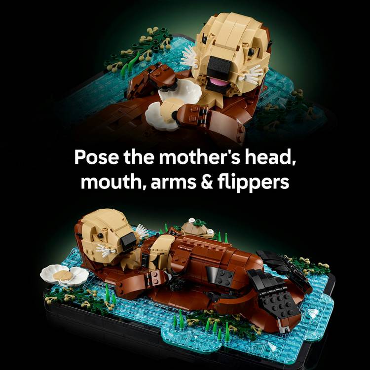 LEGO Floating Sea Otters building set 1234 pieces (British brand)
