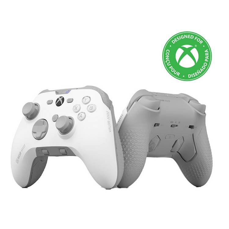 SCUF Valor Pro wireless controller in white, UK version