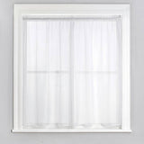Argos Home white pencil pleat net curtain 240x91cm British product
