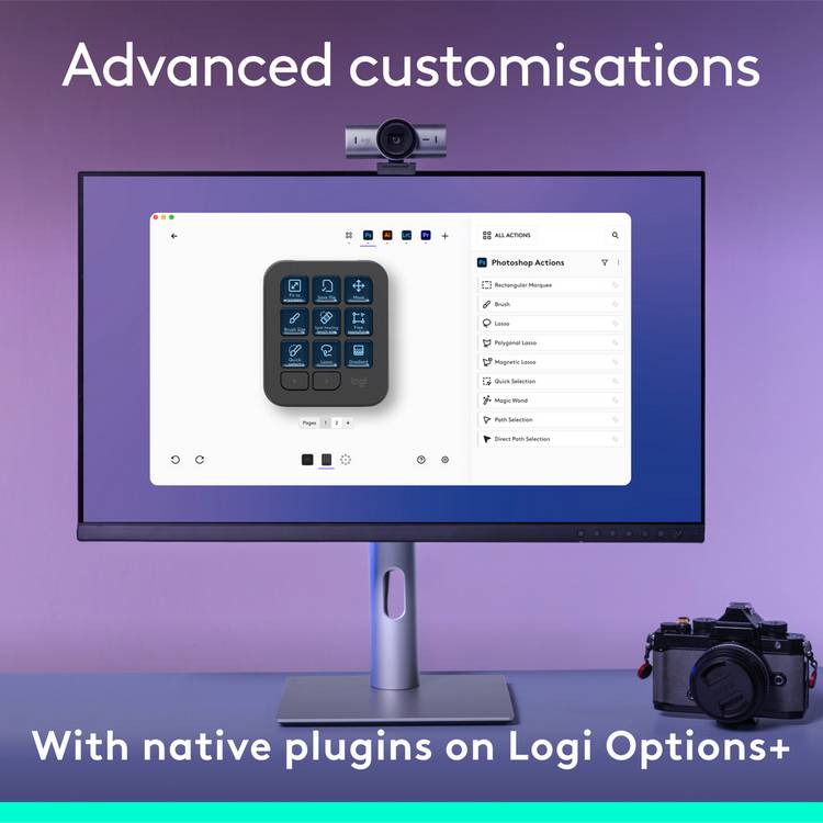 Logitech MX Creative Console with LCD keys - British product
