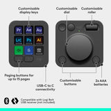 Logitech MX Creative Console with LCD keys - British product