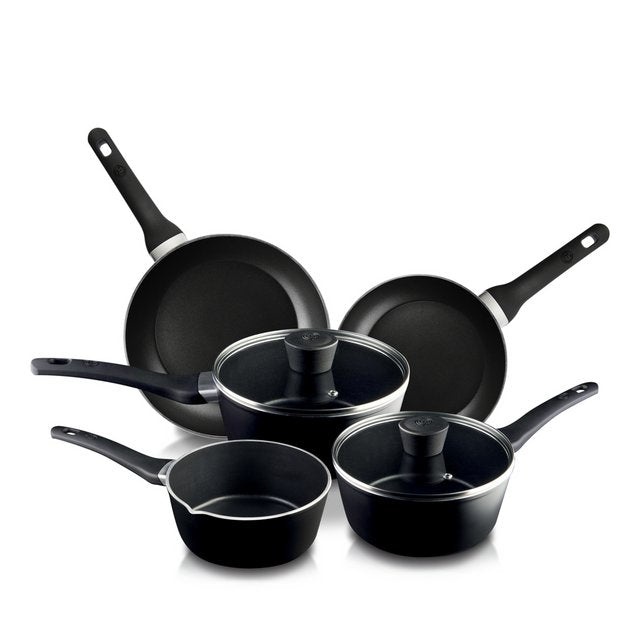 MasterChef 5 piece non-stick aluminium pan set (British brand)