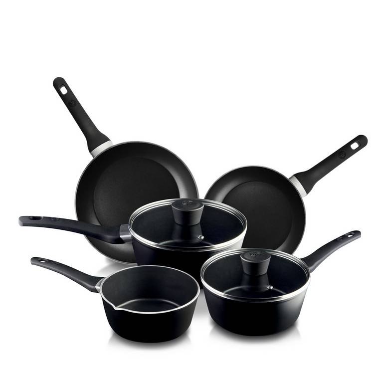 MasterChef 5 piece non-stick aluminium pan set (British brand)