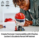 LEGO Ferrari Charles Leclerc helmet building set 43014 (British brand)