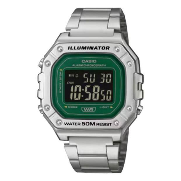 Casio men's digital watch classic square face - British product