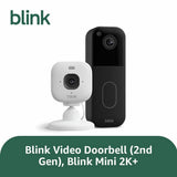 Blink doorbell and Mini 2K camera bundle, UK version