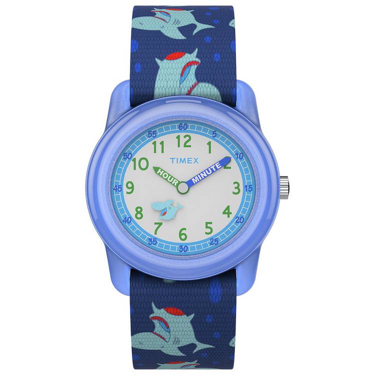 Timex kids analog watch blue Time Machine (British brand)