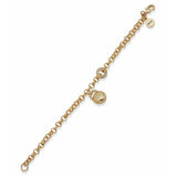 DKNY gold tone pave logo flex bracelet (British brand)