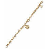 Argos DKNY Gold Tone Pave Logo Lock Flex Bracelet, 18.4cm- Buy online at McGrocer