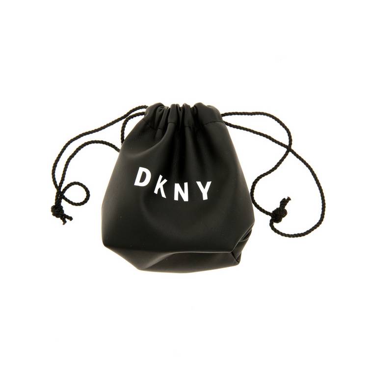 DKNY gold tone pave logo flex bracelet (British brand)