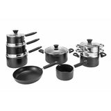 Habitat 9 piece aluminium pan set - British product