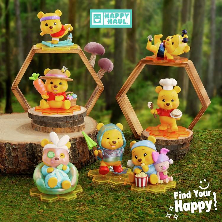 Happy Haul Hunny Crew collectible figure 4 inches, imported from the UK
