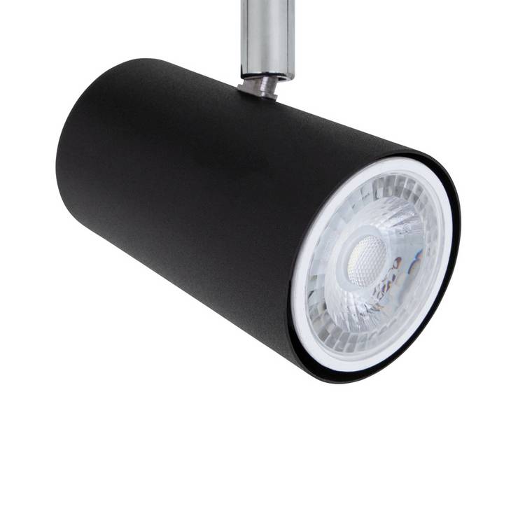 Argos Home 3 light spotlight plate matt black (British brand)