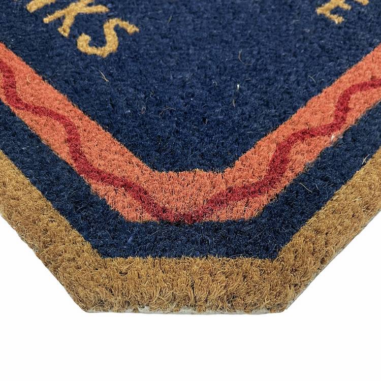 Mighty Mats doormat Please Leave by 9PM blue 40x60cm - British product