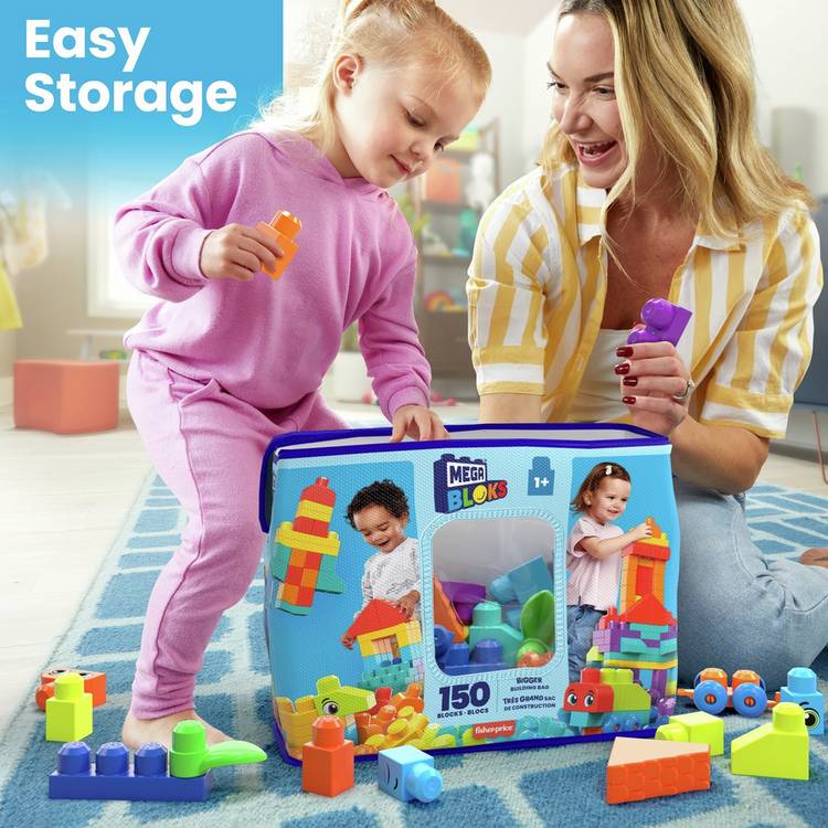 Mega Bloks Bigger Building Bag 150-Piece blocks - British product