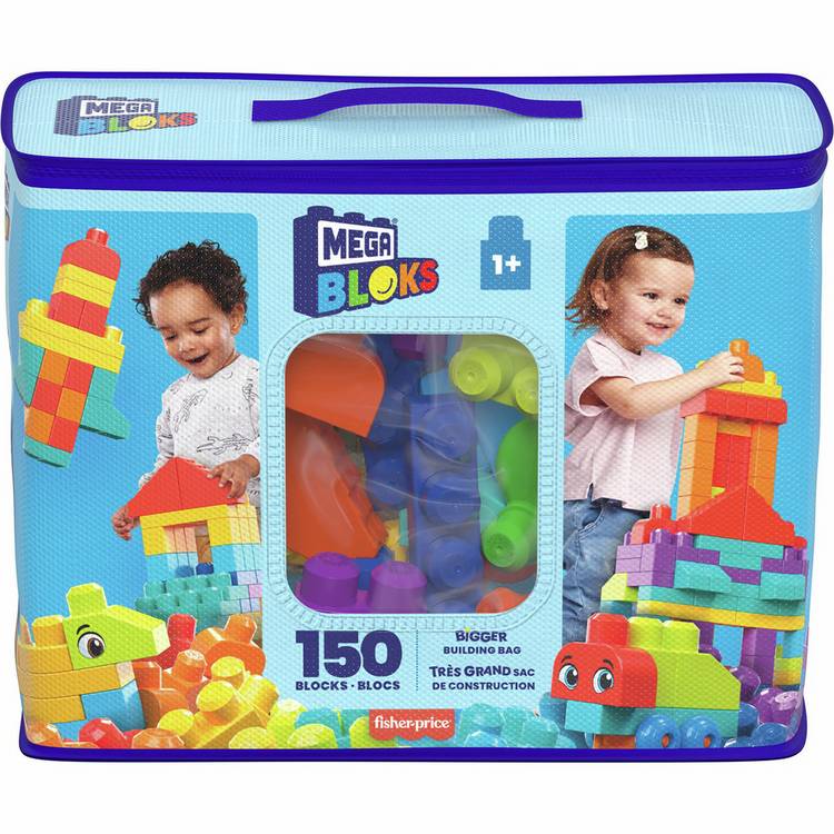 Mega Bloks Bigger Building Bag 150-Piece blocks - British product