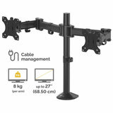 Fellowes Reflex dual monitor arm for 27 inch monitors, UK version