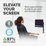 Fellowes Reflex single monitor arm for 32 inch displays (British brand)