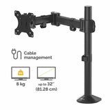 Fellowes Reflex single monitor arm for 32 inch displays (British brand)