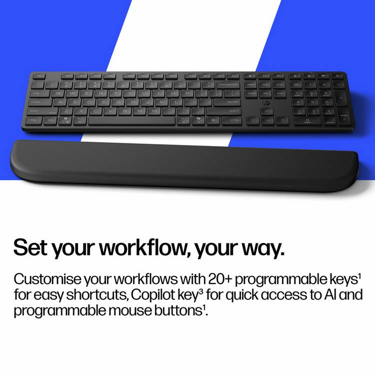 HP 580C multi-device keyboard mouse combo, UK version