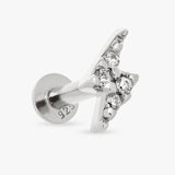 Argos Revere Sterling Silver Lightning Bolt Flatback Stud Earring- Buy online at McGrocer