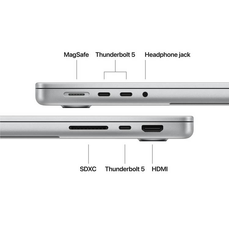 Apple MacBook Pro 14in Silver, imported from the UK