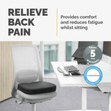 Fellowes seat cushion with coccyx cutout 43cm - British product