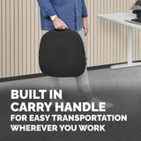 Fellowes seat cushion with coccyx cutout 43cm - British product