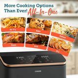 COSORI Dual Basket Air Fryer 8.5L black kitchen, UK version