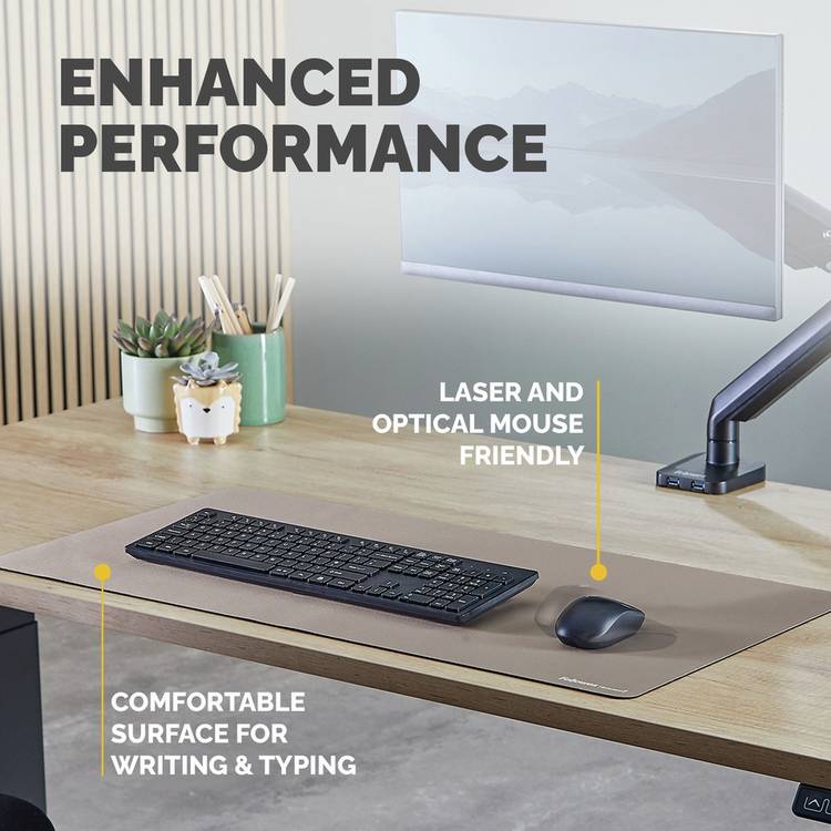 Fellowes Breyta desk mat Sand 800x400mm, UK version