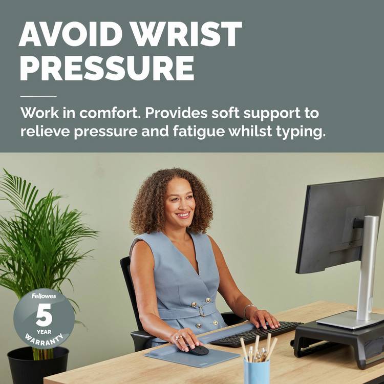 Fellowes keyboard wrist rest Marine 47cm, UK version