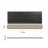 Fellowes keyboard wrist rest sand, imported from the UK