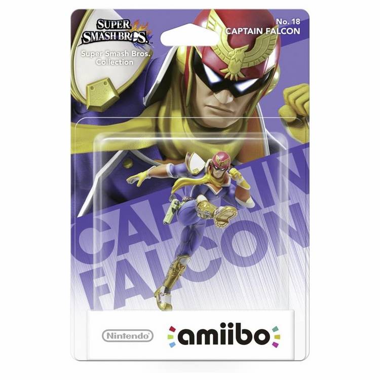 Nintendo Captain Falcon amiibo figure - British product