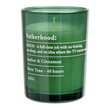 Argos Home Fatherhood jar candle, imported from the UK