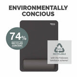 Fellowes Breyta XL mousepad wrist rest black - British product