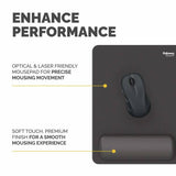 Fellowes Breyta XL mousepad wrist rest black - British product