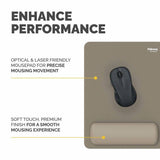 Fellowes Breyta XL mousepad wrist rest Sand size L28xW21cm (British brand)