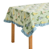 Argos Home Floral Stripe Wipe Clean tablecloth L180xW140cm (British brand)