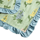 Argos Home Floral Stripe Wipe Clean tablecloth L180xW140cm (British brand)
