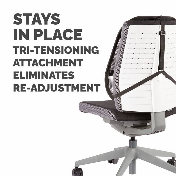 Fellowes mesh back support for office chairs, UK version