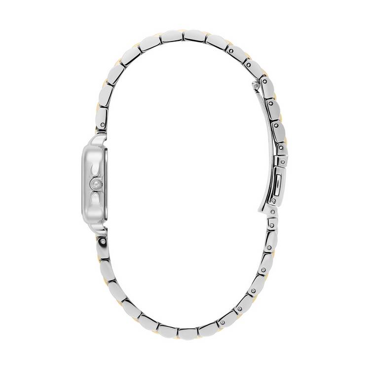 Olivia Burton Mini Grosvenor stainless steel watch, imported from the UK