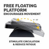 Fellowes Refresh foot support with vented platform, imported from the UK