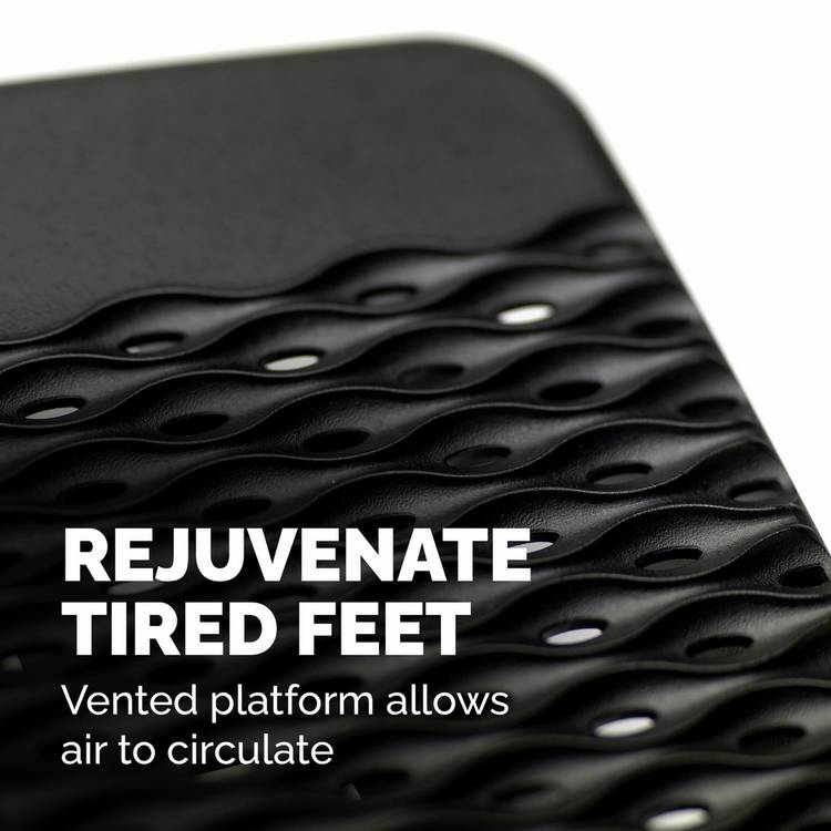 Fellowes Refresh foot support with vented platform, imported from the UK