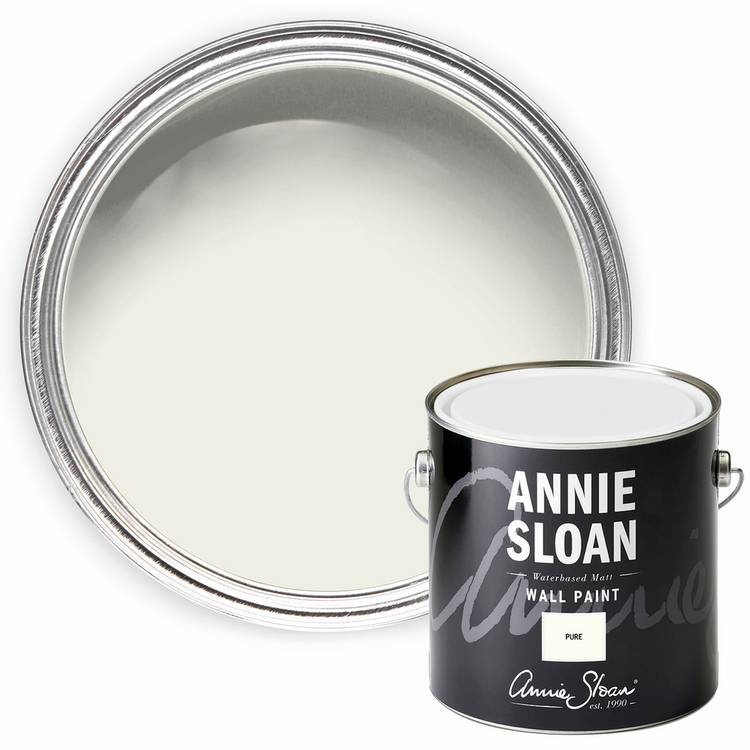 Annie Sloan Waterbased Matt Wall Paint Pure White 2.5L, UK version