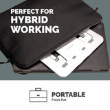 Fellowes portable laptop stand silver for 15-inch laptops, UK version