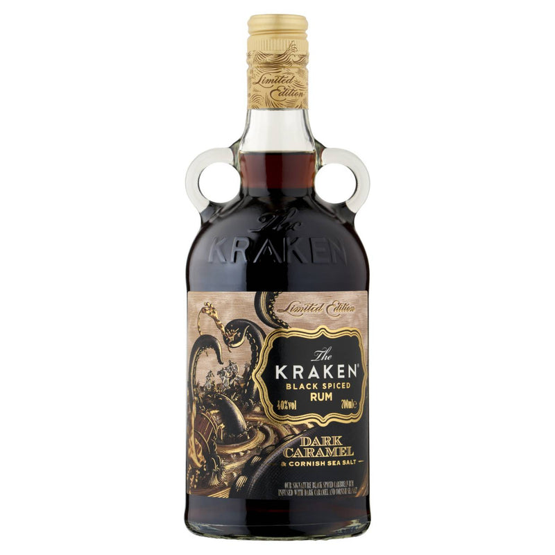 The Kraken dark caramel and Cornish sea salt rum 70cl - British product