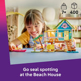 LEGO Friends Beach House building toy 42699 with seals, UK version
