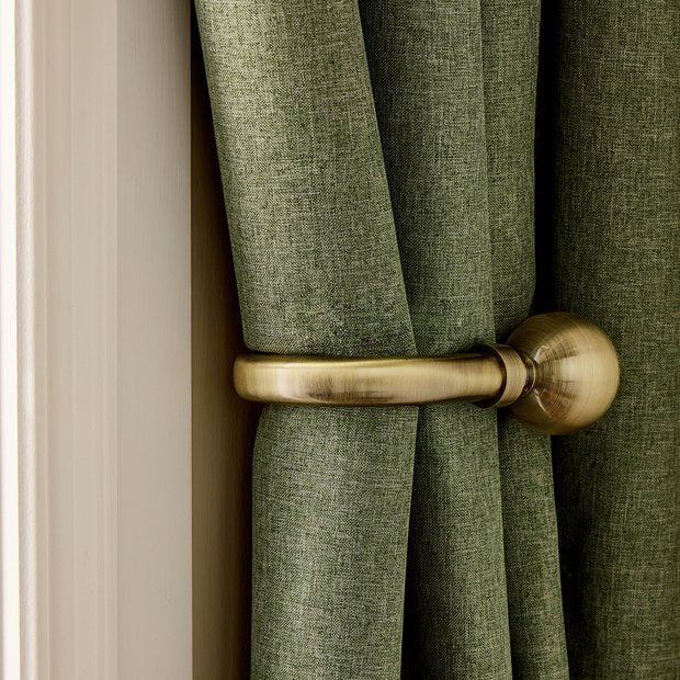 Argos Home curtain holdback gold 15.9cm - British product