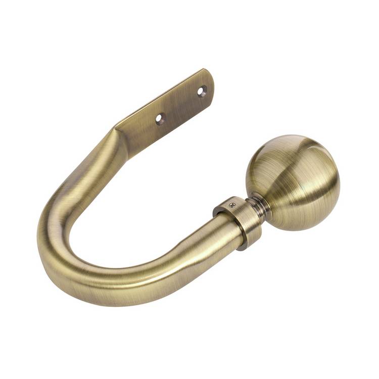 Argos Home curtain holdback gold 15.9cm - British product